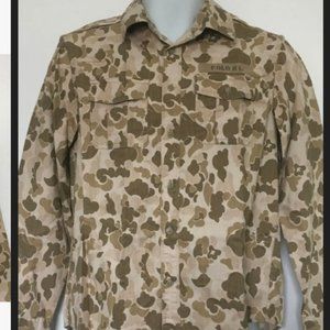 Polo Ralph Lauren Boys Camo Military Look Twill Cotton Shirt
